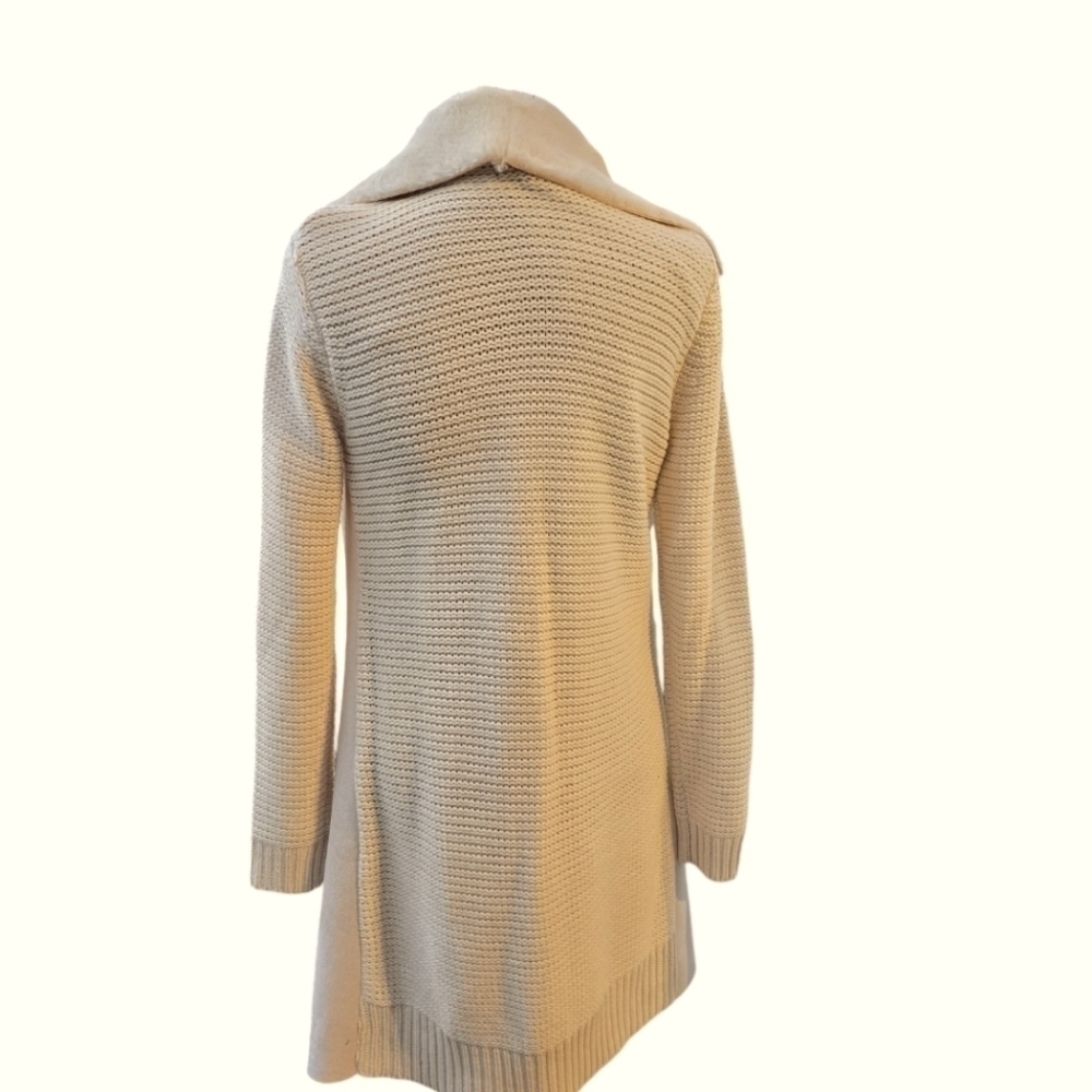 Stella & Lorenzo faux fur suede jacket small - Picture 5 of 16